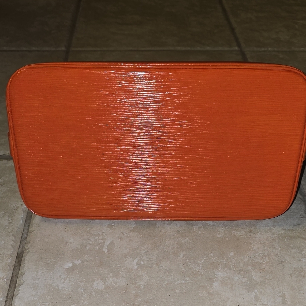 Authentic‼️Please Send To Poshmark Louis Vuitton Vibrant Orange Satchel - Picture 6 of 9